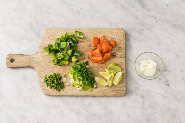 Terminer la préparation et faire la crème à la lime