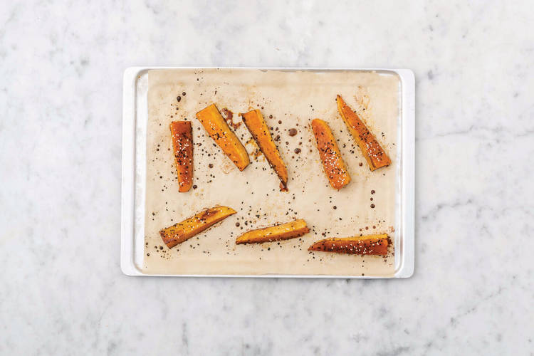 Glaze the pumpkin