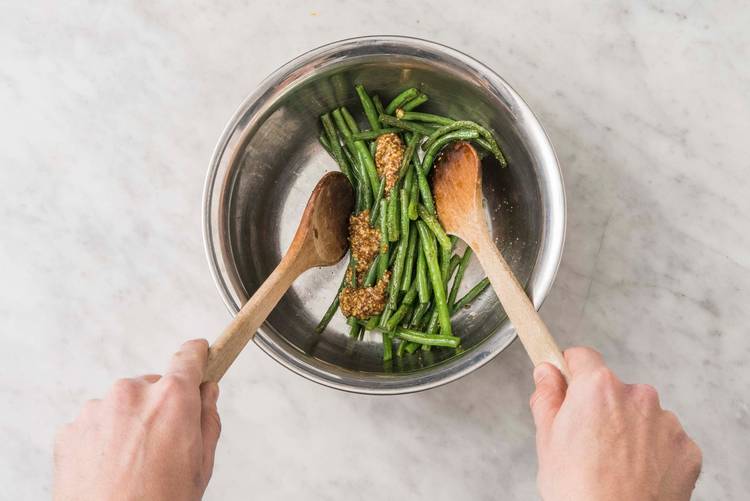 Cook green beans