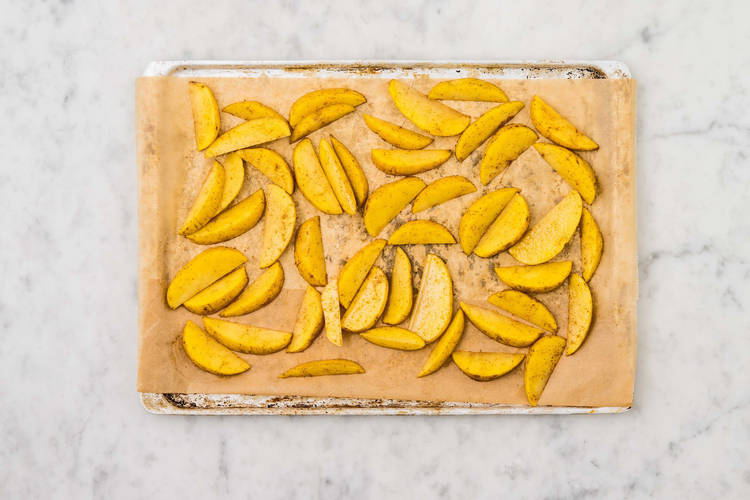 PREP AND ROAST POTATOES