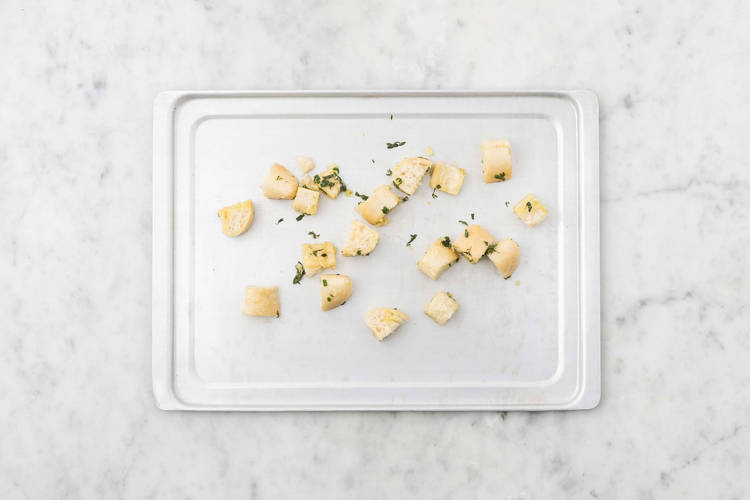 Make croutons