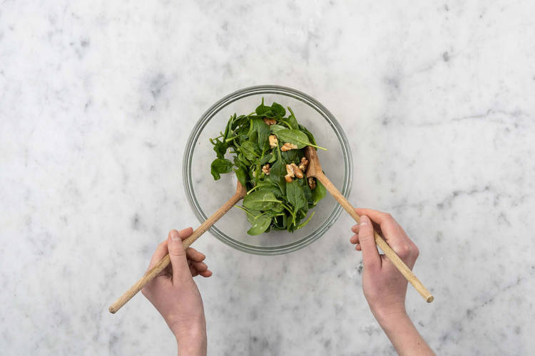 Préparer la salade