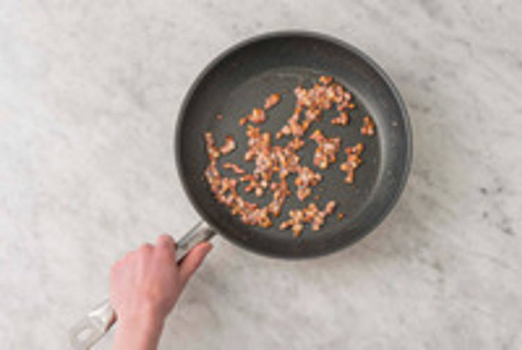 Cuire les lardons