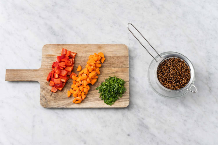 Forbered grøntsager