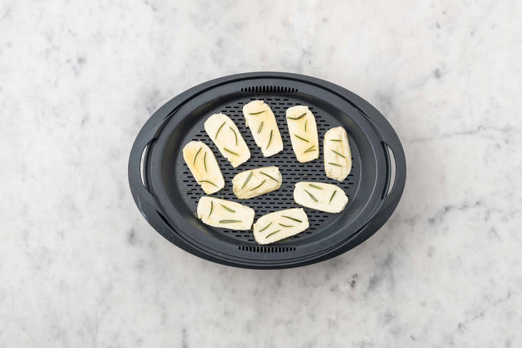 Halloumi vorbereiten