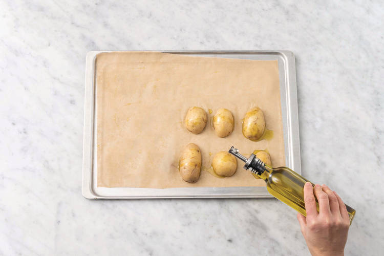 Cook the jacket potato