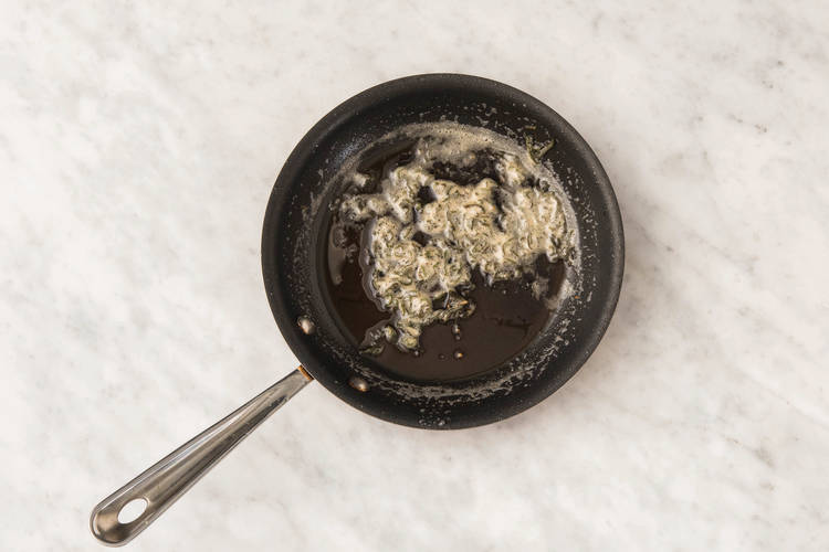Toast the pine nuts