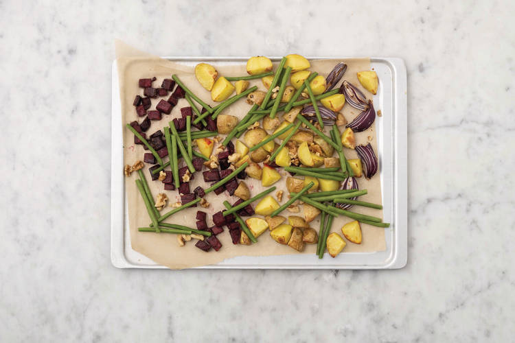 Roast the veggies