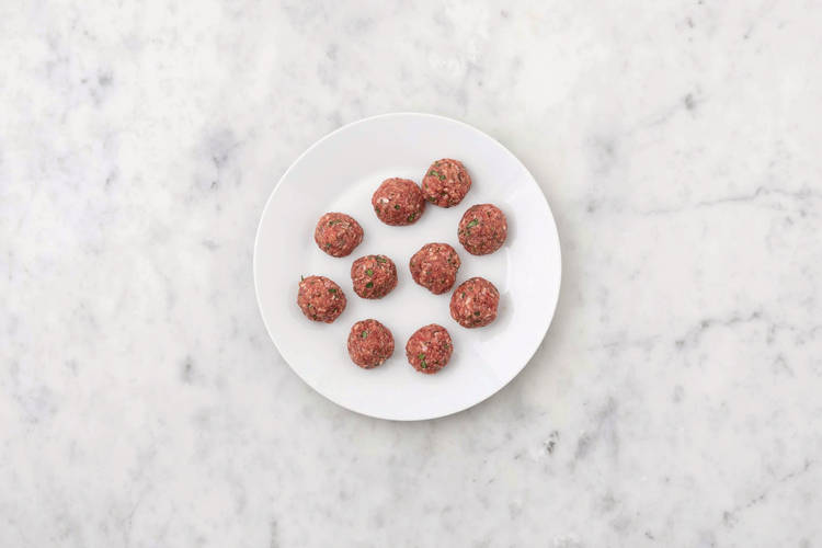 Make the meatballs