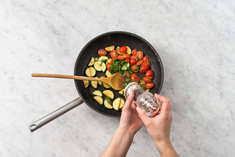 Terminer les légumes