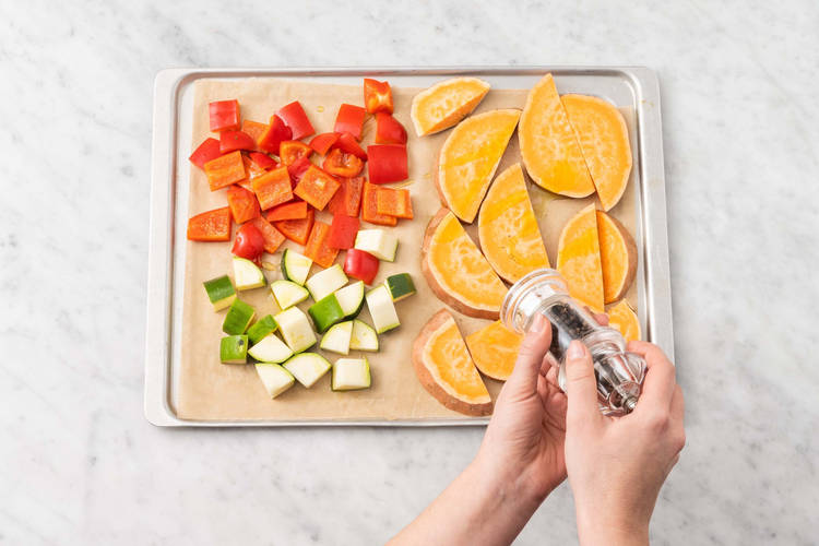 Faire rôtir les légumes