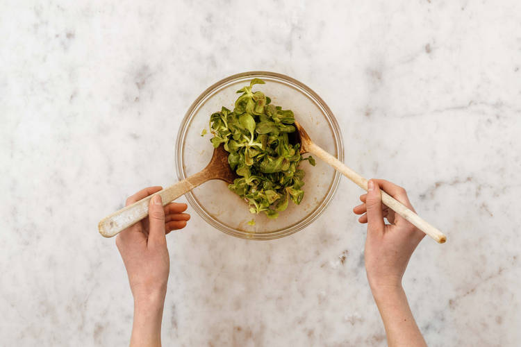 Préparer la salade