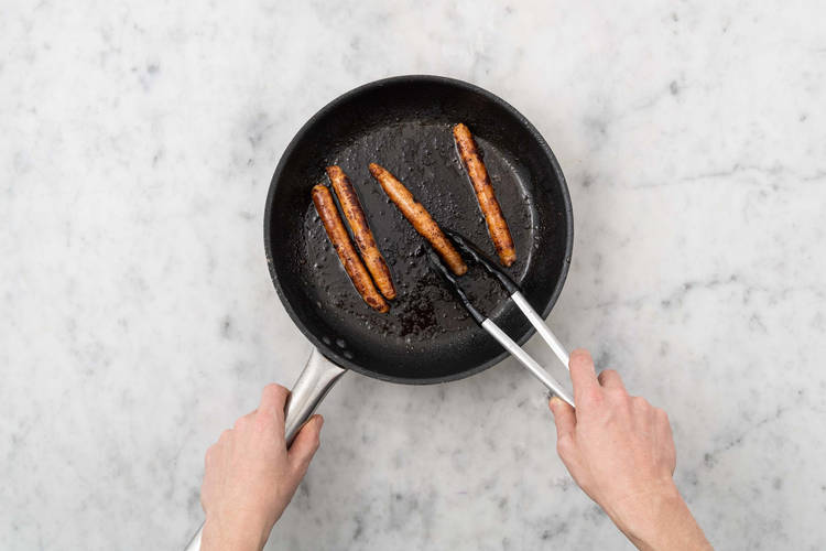 Cuire les chipolatas