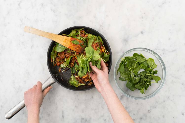 Stir in the Spinach