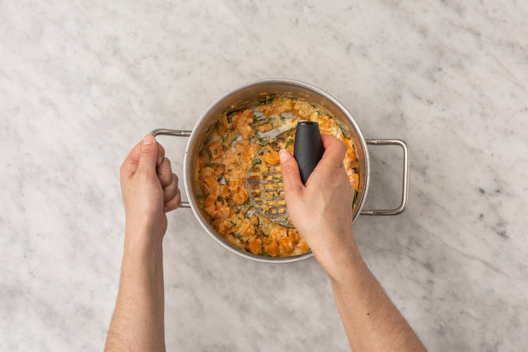 Faire la purée de patates douces