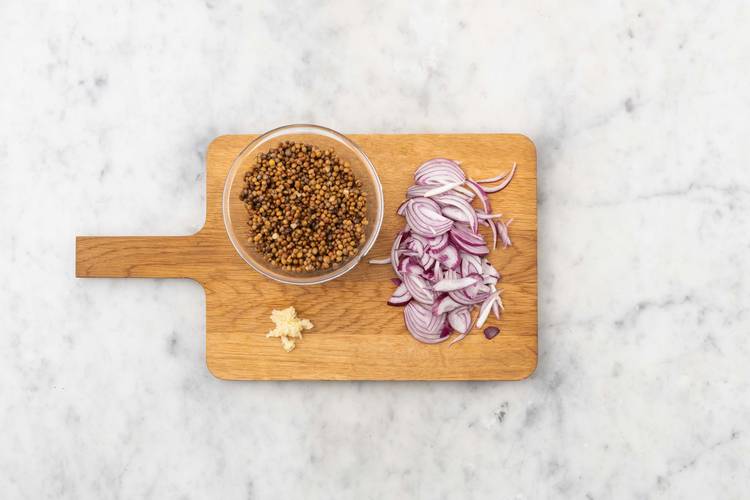Prep the veggies
