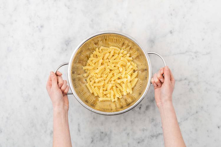 Cook the pasta