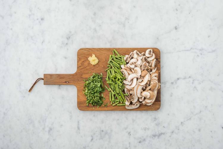Prep the veggies