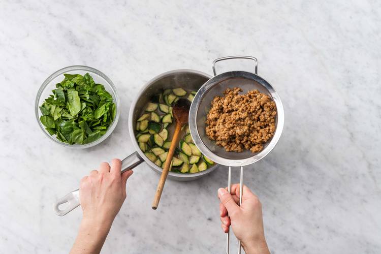Cook the lentils