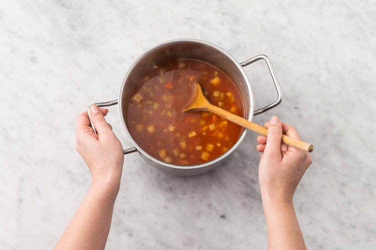 Commencer la minestrone