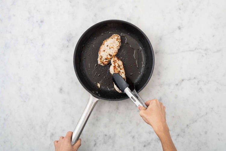 Cook brussels sprouts