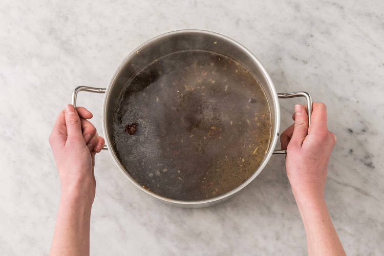 Préparer le bouillon
