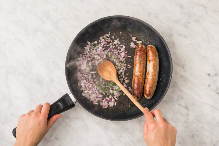 Cuire la saucisse