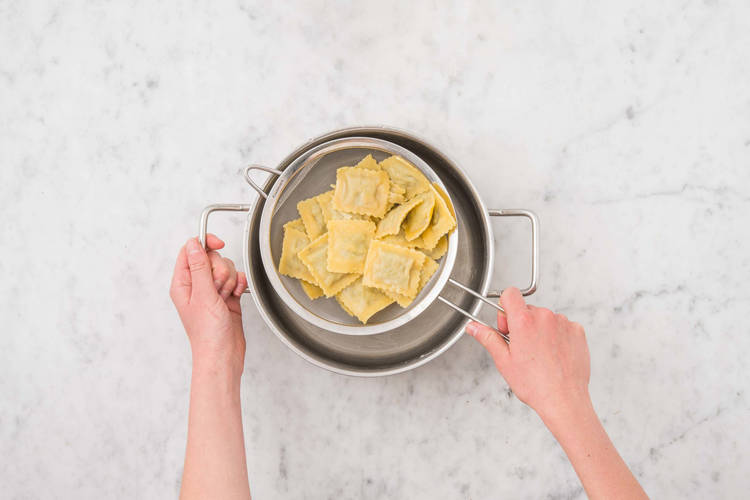 Ravioli koken