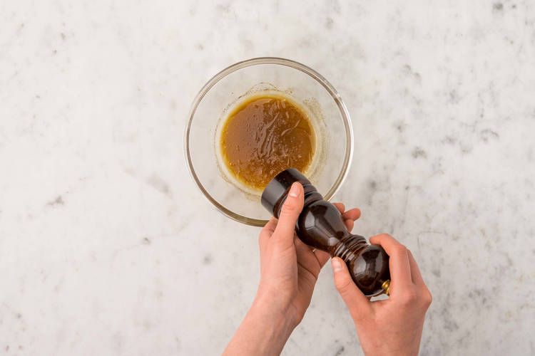 Préparer la vinaigrette