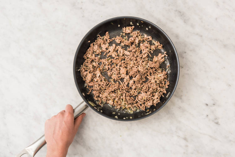 Cuire la viande hachée