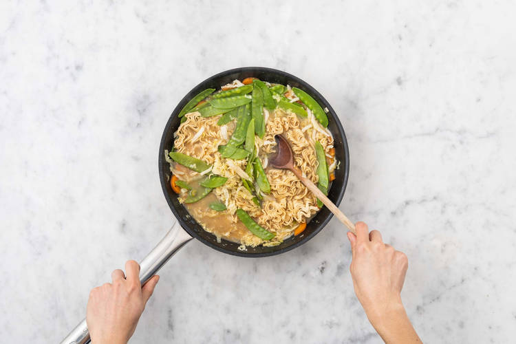 Miso-ramen afmaken