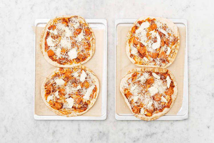 Préparer les pizzas