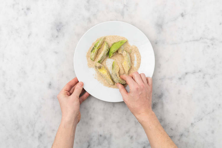 Avocado panieren