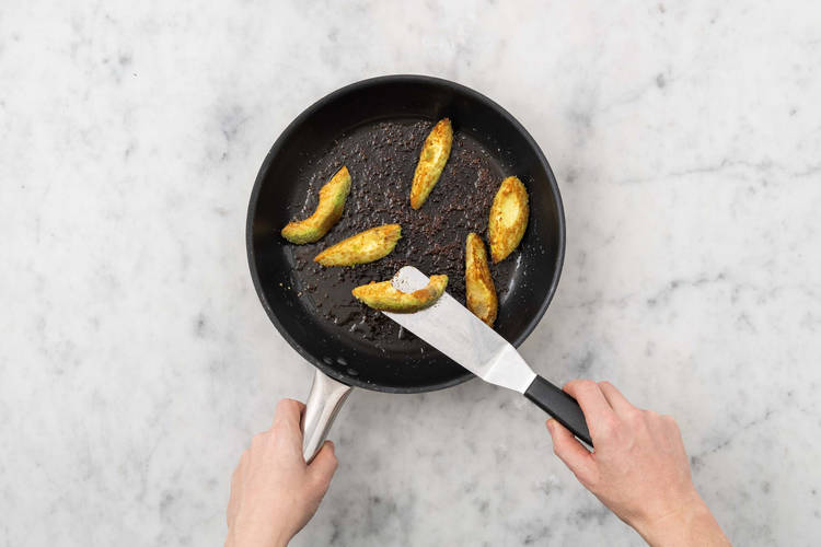 Avocado panieren & braten