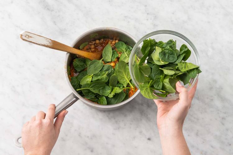 Add The Spinach