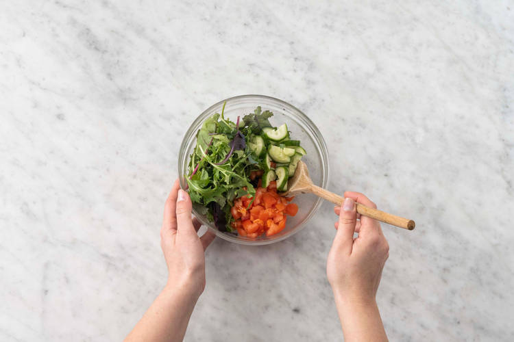 Assemble salad