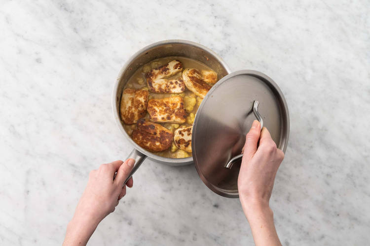 Préparer le curry