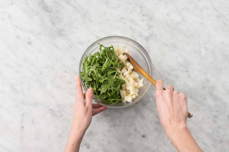 Préparer la salade