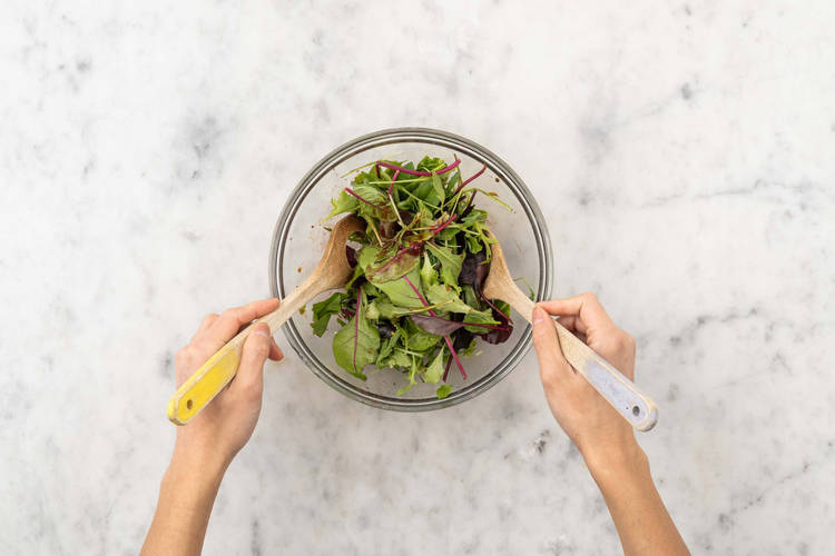 Salat fertigstellen