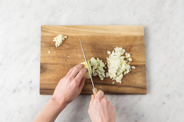 Prep the veggies