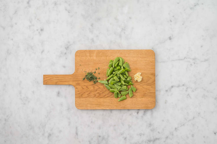 Prep and cook veggies