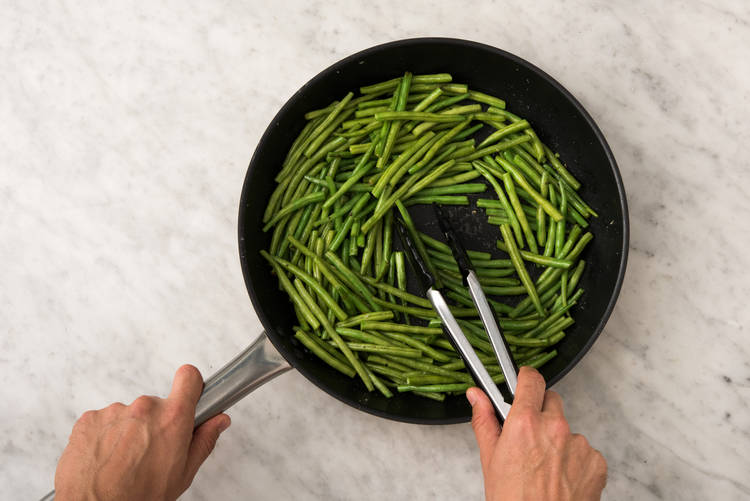 Faire cuire les haricots verts
