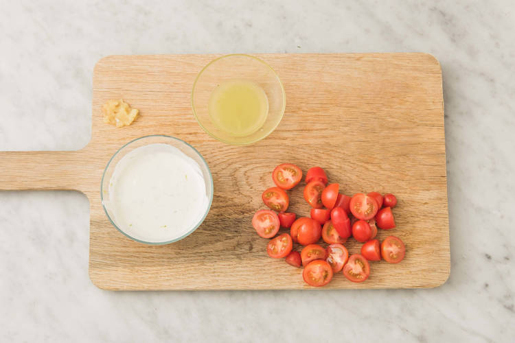 Préparer et faire la crème à la lime