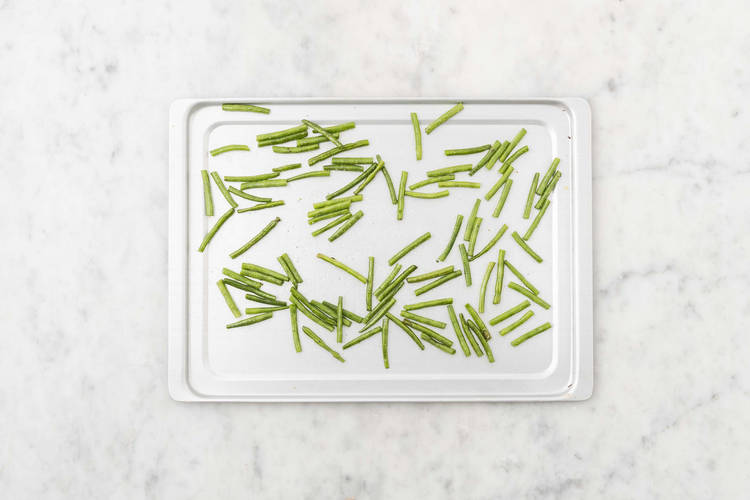 Roast green beans