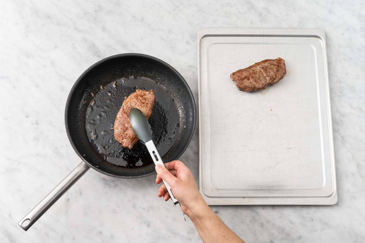 Faire cuire les steaks