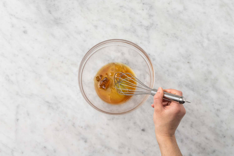 Prep and make vinaigrette