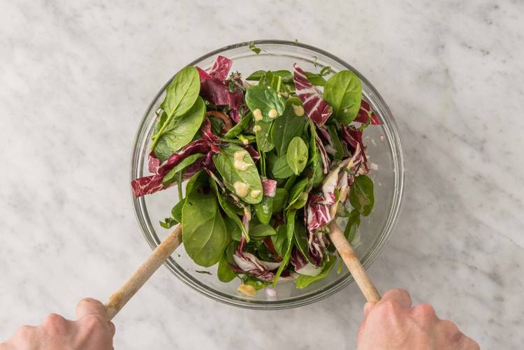 Salade maken