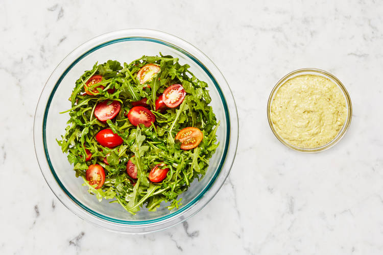 Make Salad & Basil Mayo