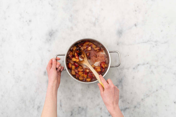 Für das Pflaumen-Chutney