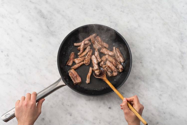 Flash-Fry the Beef